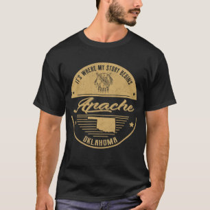 アパッチ・オクラホマ私の話が始まる場所 Tシャツ