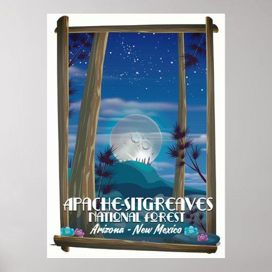 アパッチ・シトグレブ国有林 ポスター (正面)