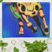 アパッチ・トレイル#1、先住民・アメリカン・オン・乗馬 キッチンタオル (折り畳み)