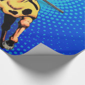 アパッチ・トレイル#1、先住民・アメリカン・オン・乗馬 ラッピングペーパー (角)