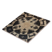 アパッチ・バスケット織りアート タイル (側面)