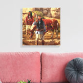アパッチ・ブラブとジェロニモ キャンバスプリント (インサイチュ (リビング))