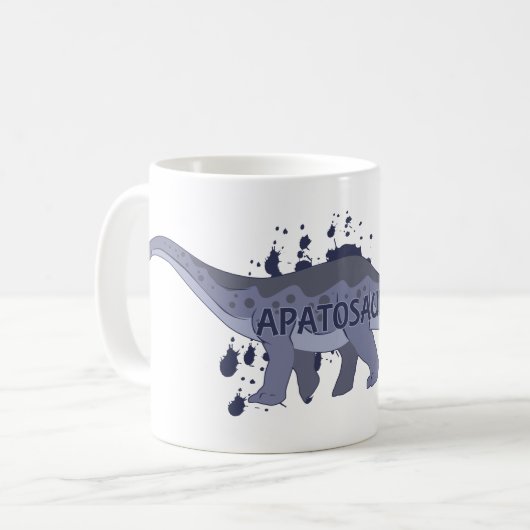 アパトサウルス コーヒーマグカップ (正面左)