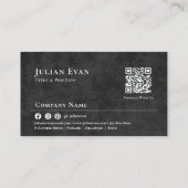 アパモダンートメントロゴブラックアンドホワイト不動産仲介業者 名刺 (裏面)