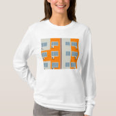 アパモダンート建物とエアコン Tシャツ (正面)