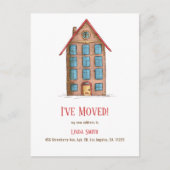 アパモダンート建物引越アナウンス ポストカード (正面)