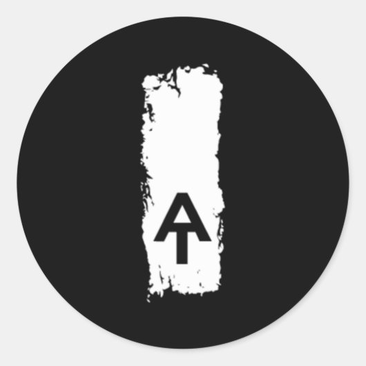 アパラチアのトレイルのブレーズポケットパッチ ラウンドシール (正面)