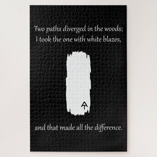 アパラチアのトレイル白いブレーズのパスが拡散 ジグソーパズル (縦)