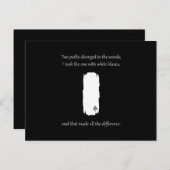 アパラチアのトレイル白いブレーズのパスが拡散 ポストカード (正面/裏面)