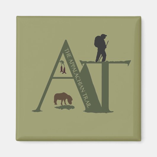 アパラチアのトレイル磁石 マグネット (正面)