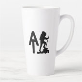 アパラチアのトレイル – AT – バケットリストのハイキング カフェラテマグ (右)