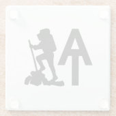 アパラチアのトレイル – AT – バケットリストのハイキング ガラスコースター (裏面)