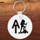 アパラチアのトレイル – AT – バケットリストのハイキング キーホルダー (正面)