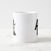 アパラチアのトレイル – AT – バケットリストのハイキング ジャンボコーヒーマグカップ (正面)