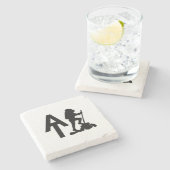 アパラチアのトレイル – AT – バケットリストのハイキング ストーンコースター (横)