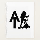 アパラチアのトレイル – AT – バケットリストのハイキング プランナー手帳 (正面)