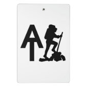 アパラチアのトレイル – AT – バケットリストのハイキング ミニクリップボード (裏面)