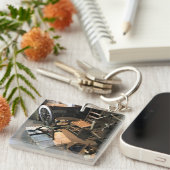 アパラチアのホームライフMabry Mill, Virginia Post キーホルダー (正面右)