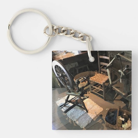 アパラチアのホームライフMabry Mill, Virginia Post キーホルダー (正面)