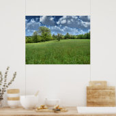 アパラチアの緑の風景 ポスター (キッチン)