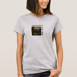 アパラチアン・トレイル ウッドカット 女性 日付カスタマイズ可能 Tシャツ