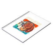 アパラチアヴィンテージバンジョプレーヤーブルーグラス音楽 ノートブック (左側)