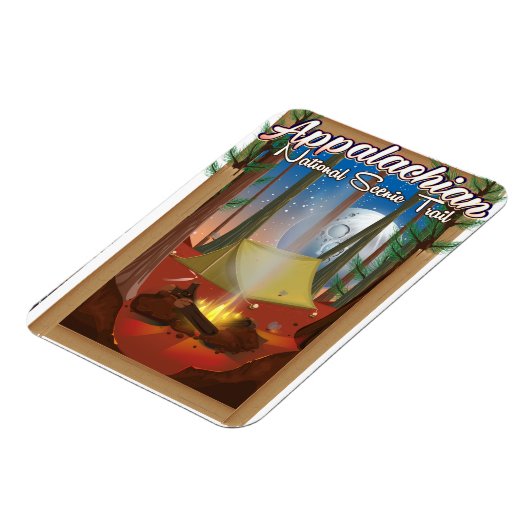 アパラチア国家風景跡 マグネット (左側)