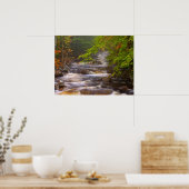 アパラチア山脈に沿って流れる小川 ポスター (キッチン)