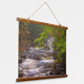 アパラチア山脈に沿って流れる小川 吊り下げ型タペストリー (傾斜あり)
