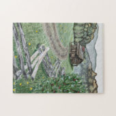 アパラチア山脈の小屋のパズル ジグソーパズル (横)