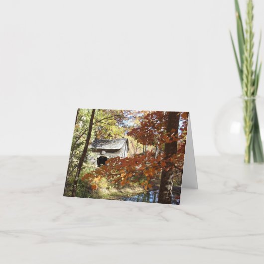 アパラチア山脈の納屋 カード (正面)