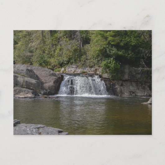 アパラチア山脈の美しい滝 ポストカード (正面)