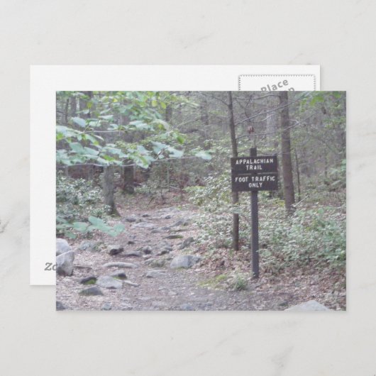 アパラチア山脈の道のペンシルバニアの南山 ポストカード (正面/裏面)