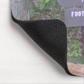 アパラチア山脈の道の歩道の印 マウスパッド (コーナー)