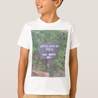 アパラチア山脈の道の歩道の印 Tシャツ
