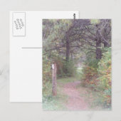 アパラチア山脈の道の秋ペンシルバニア ポストカード (正面/裏面)