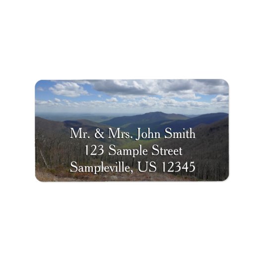 アパラチア山脈イン春 ラベル (正面)