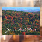 アパラチア山脈イン秋 ウィンドウサイン (シート2)