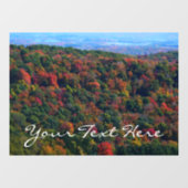 アパラチア山脈イン秋 ウィンドウサイン (シート)