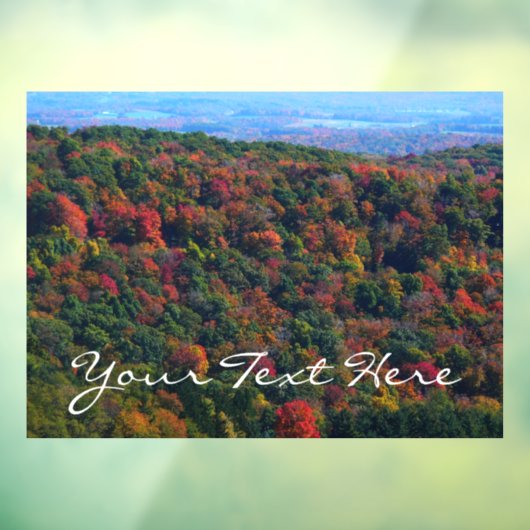 アパラチア山脈イン秋 ウィンドウサイン (シート3)