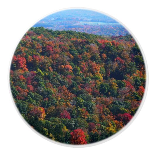 アパラチア山脈イン秋 セラミックノブ (正面)