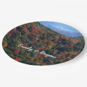 アパラチア山脈イン秋 ペーパープレート (アングル)