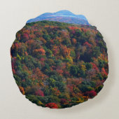 アパラチア山脈イン秋 ラウンドクッション (裏面)
