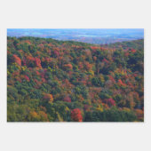 アパラチア山脈イン秋 ラッピングペーパーシート (正面)