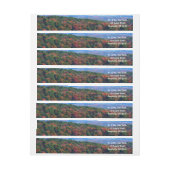 アパラチア山脈イン秋 ラップアラウンドラベル (シート)