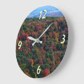 アパラチア山脈イン秋 ラージ壁時計 (傾斜)
