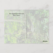 アパラチア山脈 ポストカード (裏面)