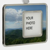 アパラチア山脈Iシェナンドア シルバープレートフレームオーナメント (右)