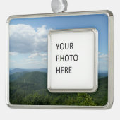 アパラチア山脈Iシェナンドア シルバープレートフレームオーナメント (左)