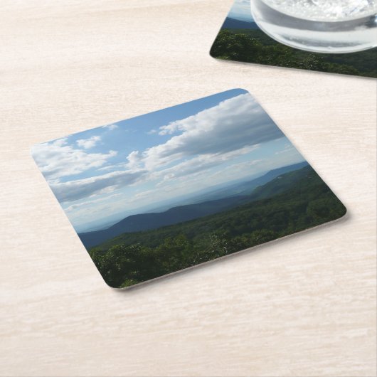 アパラチア山脈IIシェナンドア スクエアペーパーコースター (アングル)